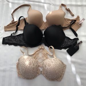 VS bras 34DDD/36DD - set of 3